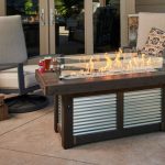 Denali Brew Linear gas fire table